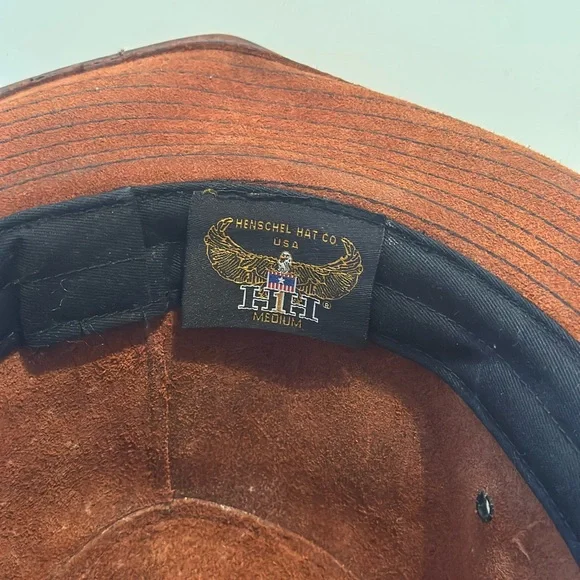 Henschel Rugged Safari Brown Leather Hat Men’s Medium